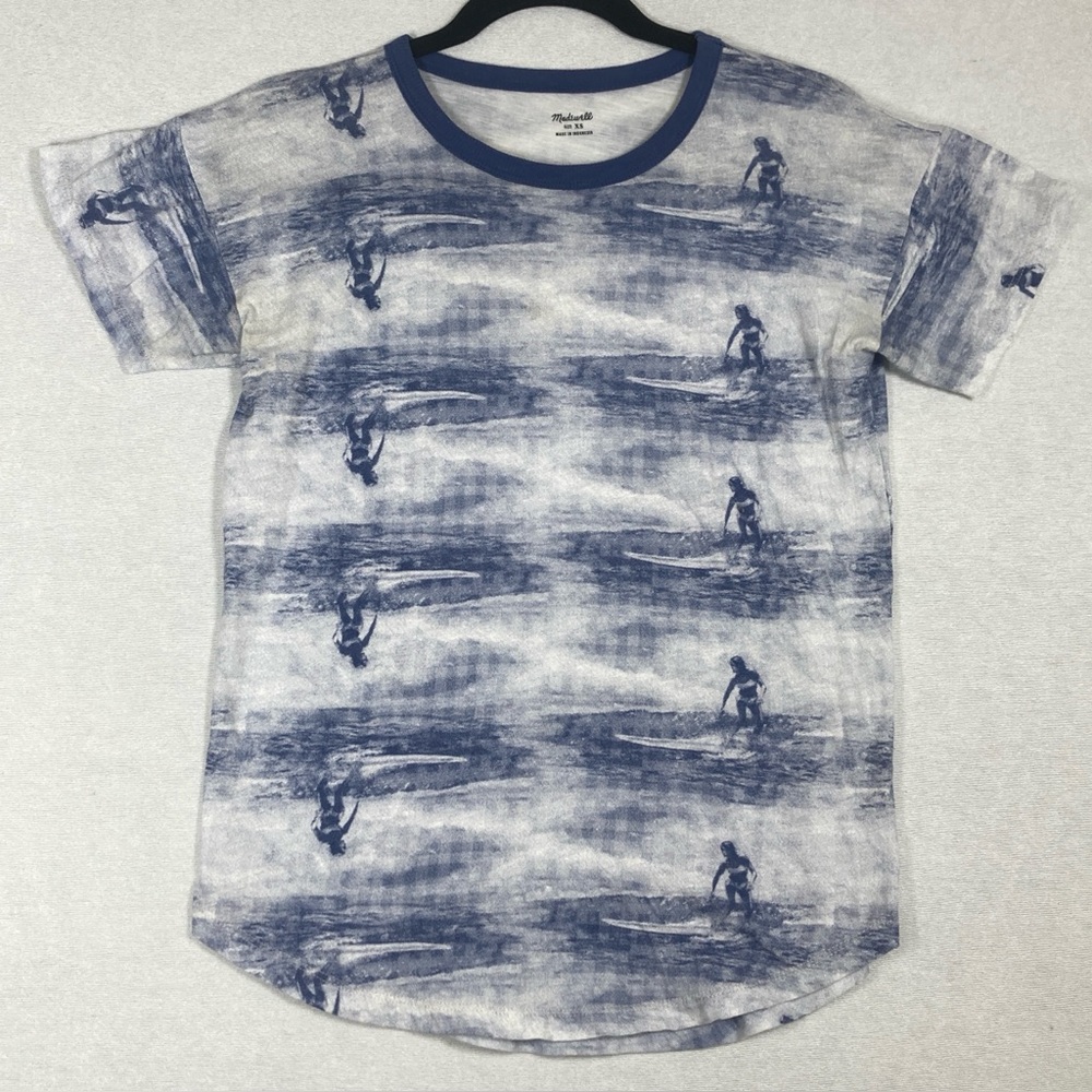 MADEWELL TShirt Women’s surfer surf novelty print Beach Summer